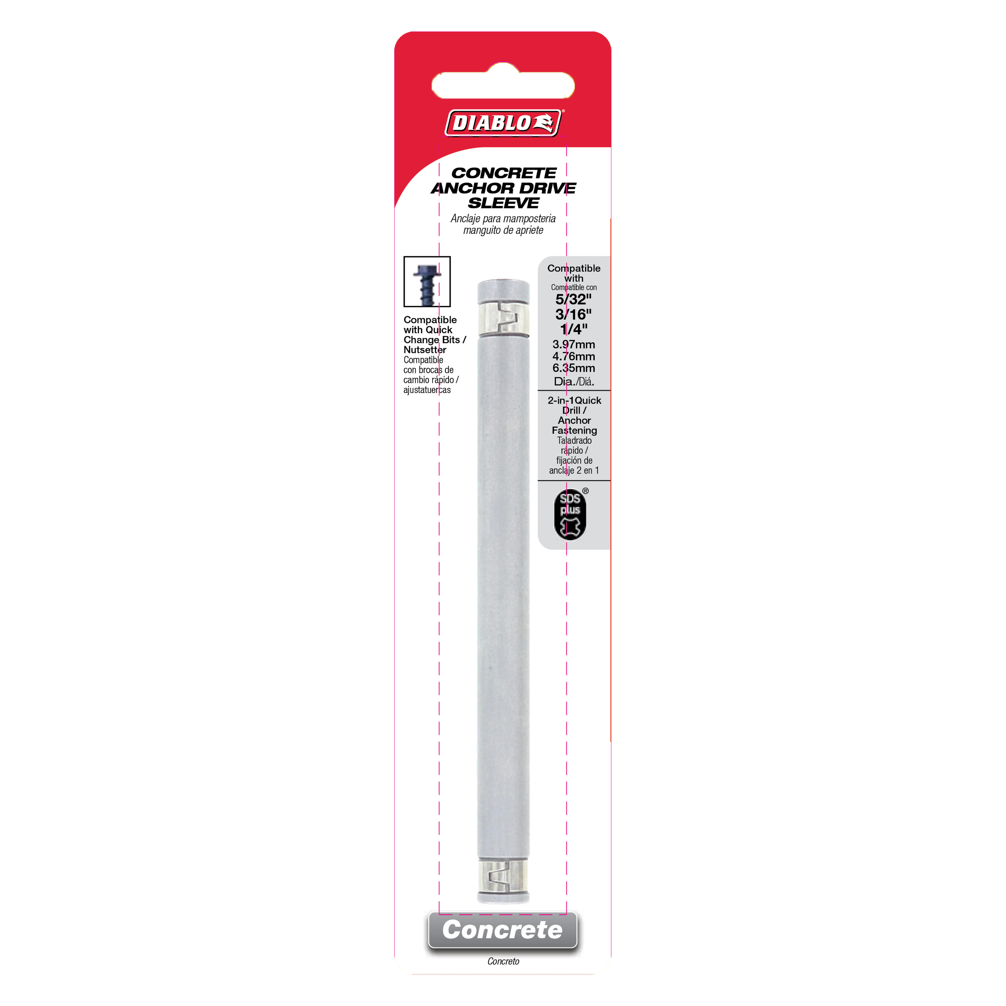Diablo DMAPL2960 SDS-Plus Concrete Anchor Drive Sleeve