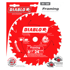 Diablo D0624X 6-1/2" 24-Tooth Framing Saw Blade