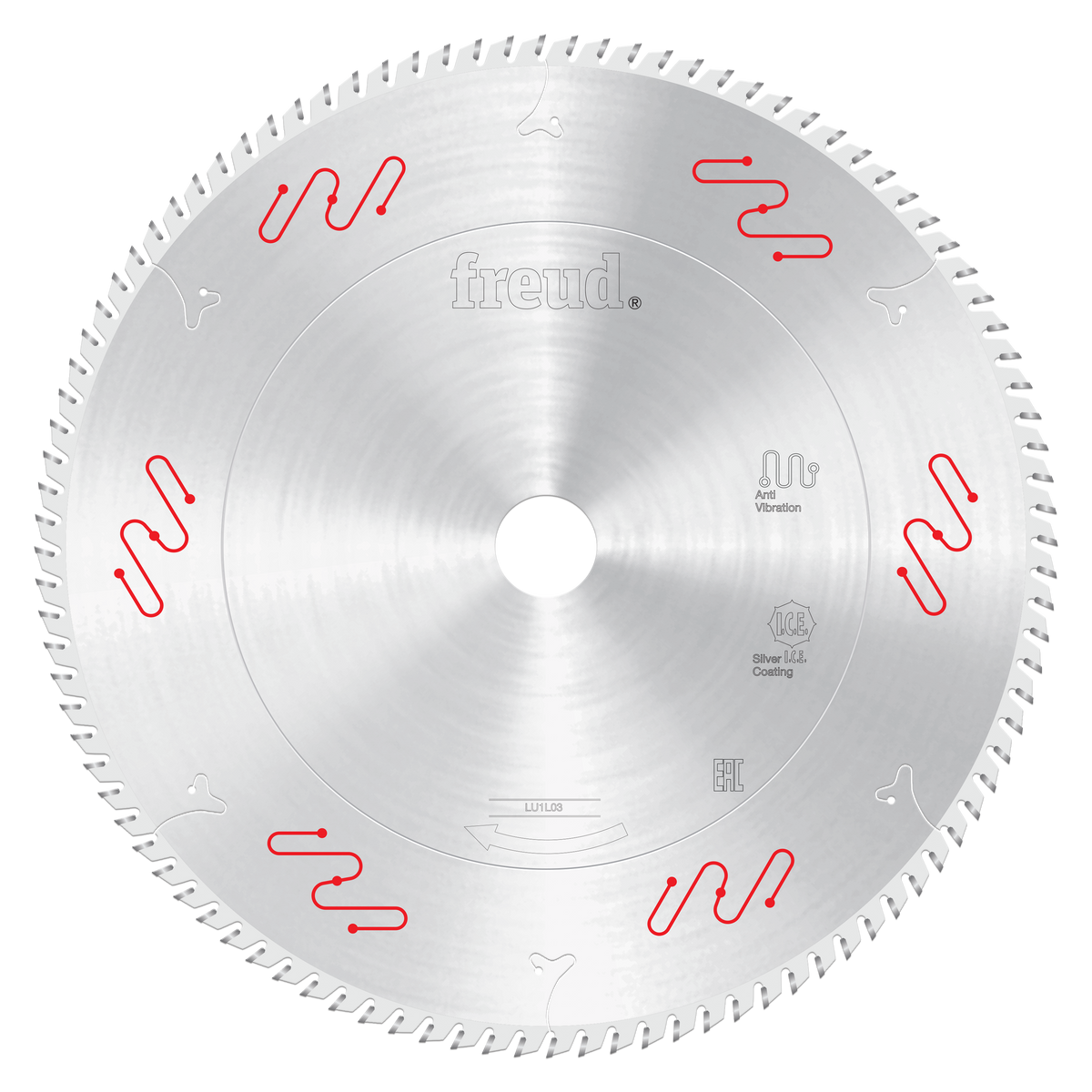 Freud LU1L03 255mm Carbide Tipped Saw Blade for Crosscutting