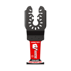 Diablo DOU125JCW10 1-1/4”(w) x 1-3/4”(d) AMPED™ Demo Demon™ Universal Fit Carbide Teeth Oscillating Blade for Clean Wood (10-pk)