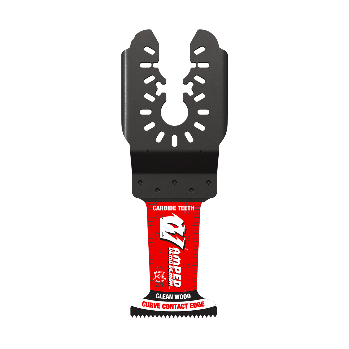 Diablo DOU125JCW3 1-1/4”(w) x 1-3/4”(d) AMPED™ Demo Demon™ Universal Fit Carbide Teeth Oscillating Blade for Clean Wood (3-pk)