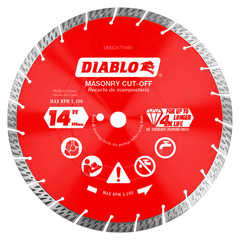 Diablo DMADST1400 14" Diamond Segmented Turbo Masonry Cut-Off Blade