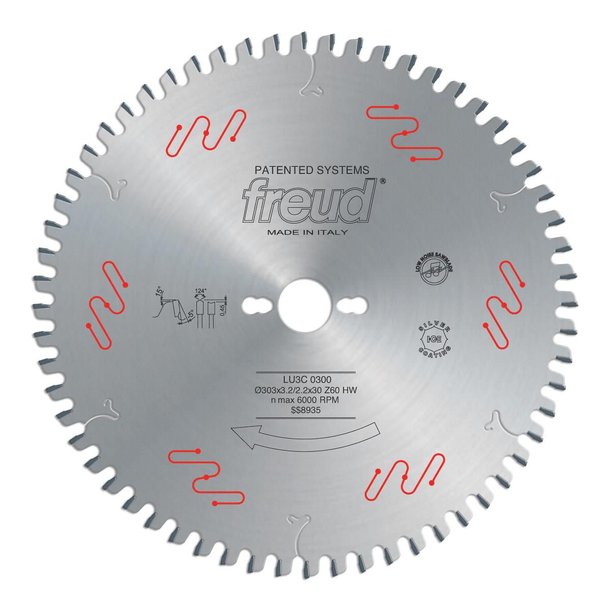 Freud LU3C03 303mm Panel Sizing Saw Blade for Sliding Table Saws