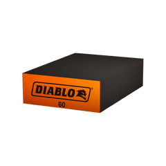 Diablo DFBBLOCMED03G 4" x 2-1/2" x 1" 60-Grit Flat Edge Sanding Sponges (3-Piece)