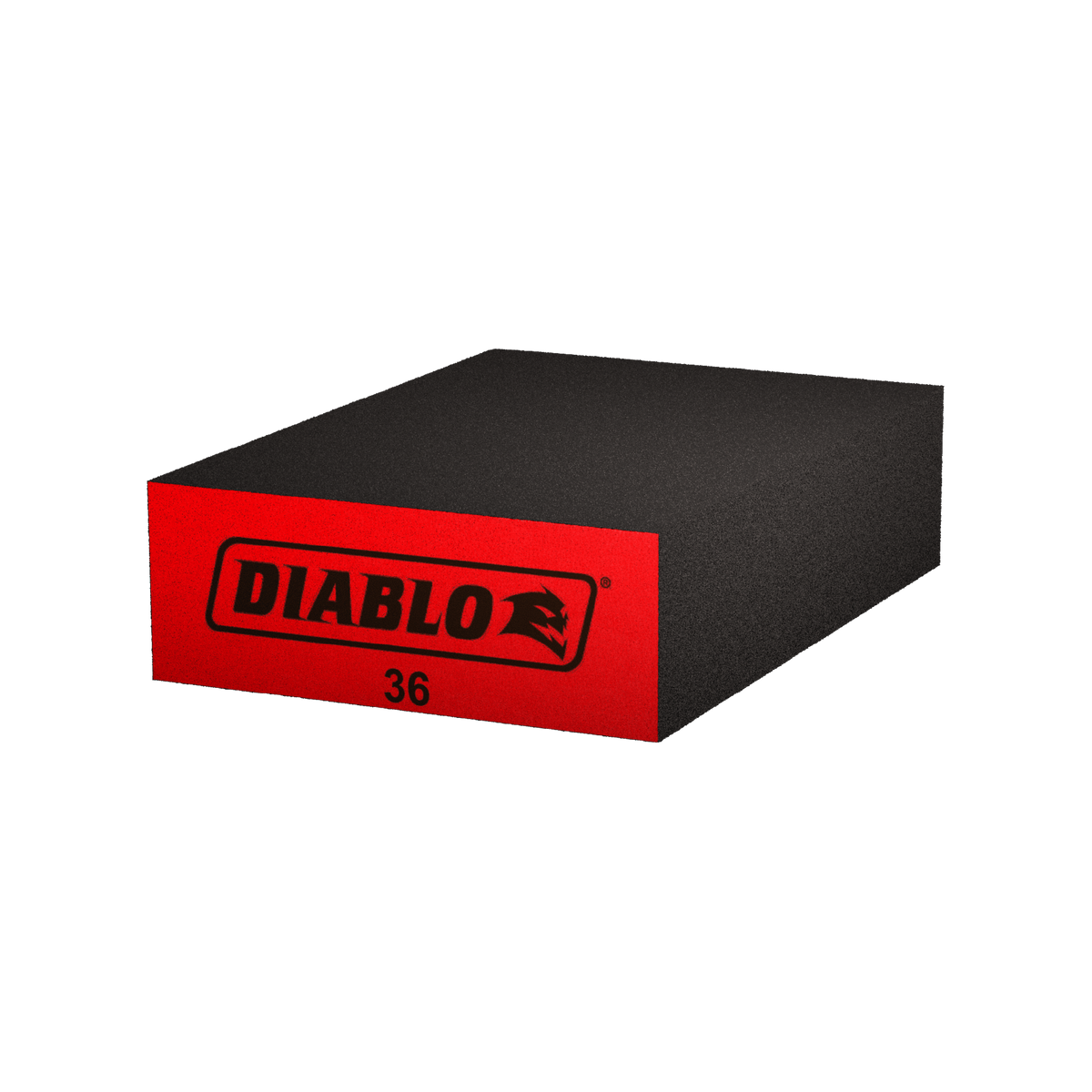 Diablo DFBBLOCCRS01G 4" x 2-1/2" x 1" 36-Grit Flat Edge Sanding Sponge