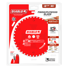 Diablo D0840S 8-1/2" x 40-Teeth General Purpose Saw Blade for Wood