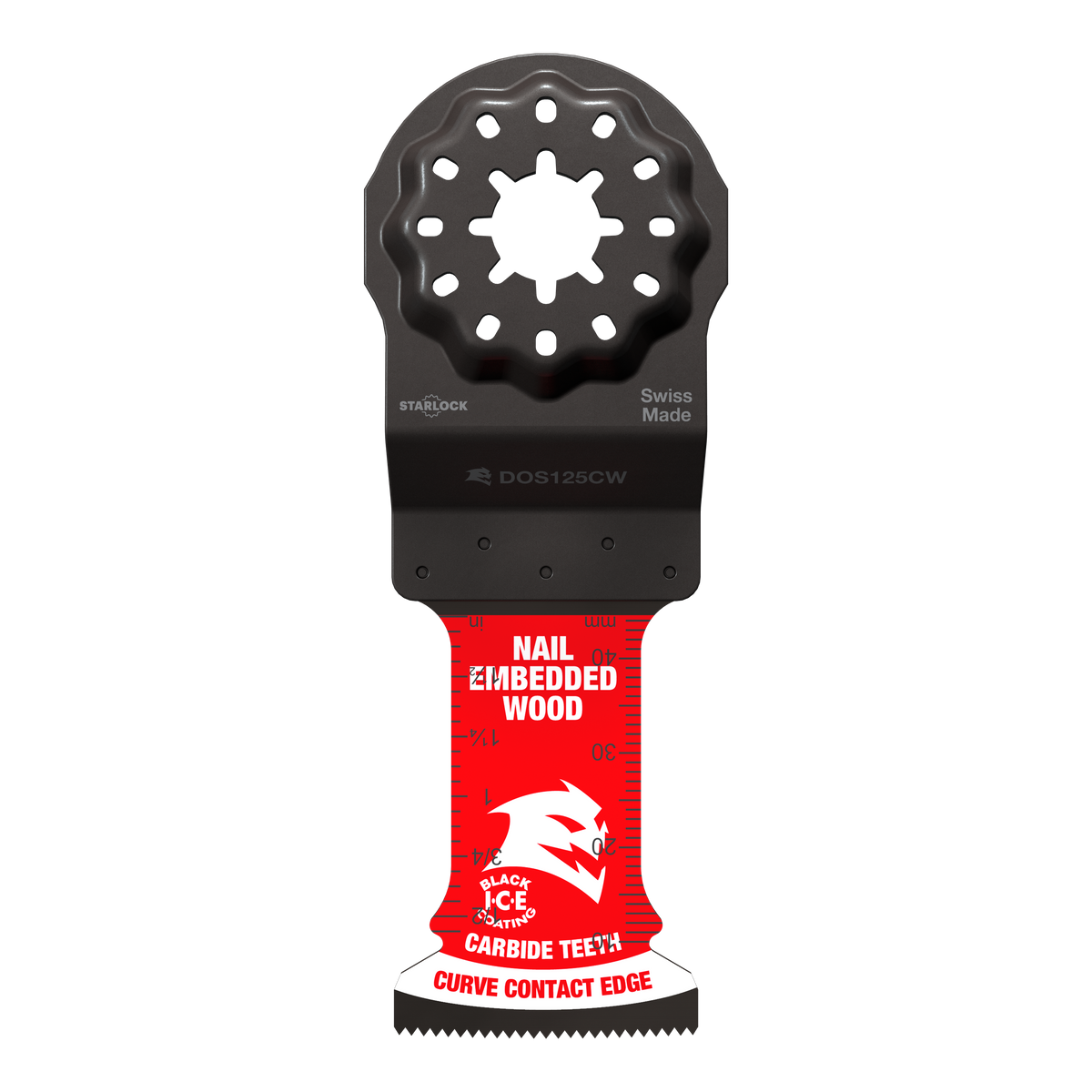 Diablo DOS125CW 1-1/4" AMPED™ Demo Demon™ Starlock Carbide Teeth Oscillating Blade for Nail-Embedded Wood