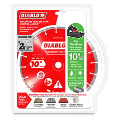 Diablo DMADS1000 10" Diamond Segmented Masonry Cut-Off Disc