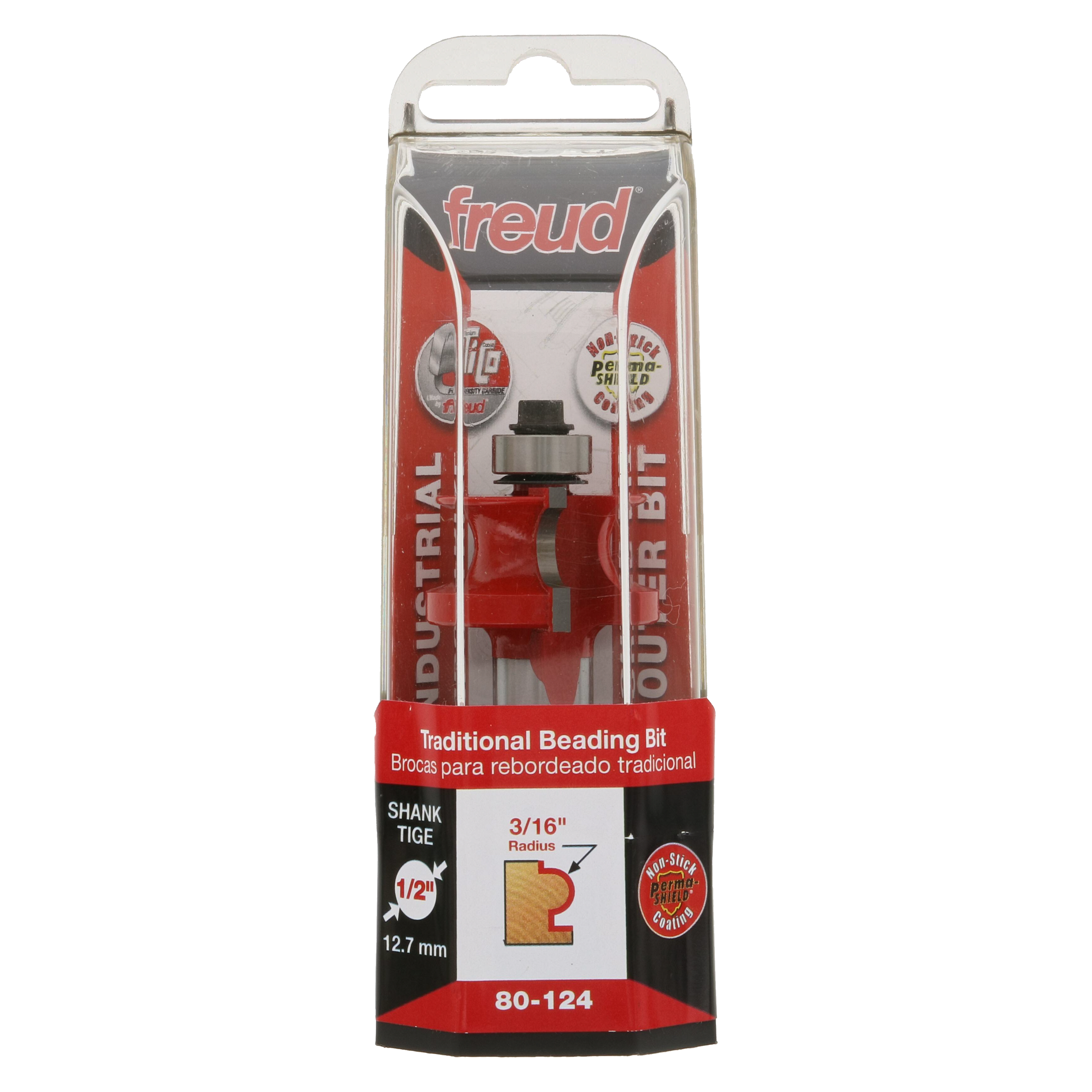 Freud 80-124 3/16" Radius Traditional Beading Bit