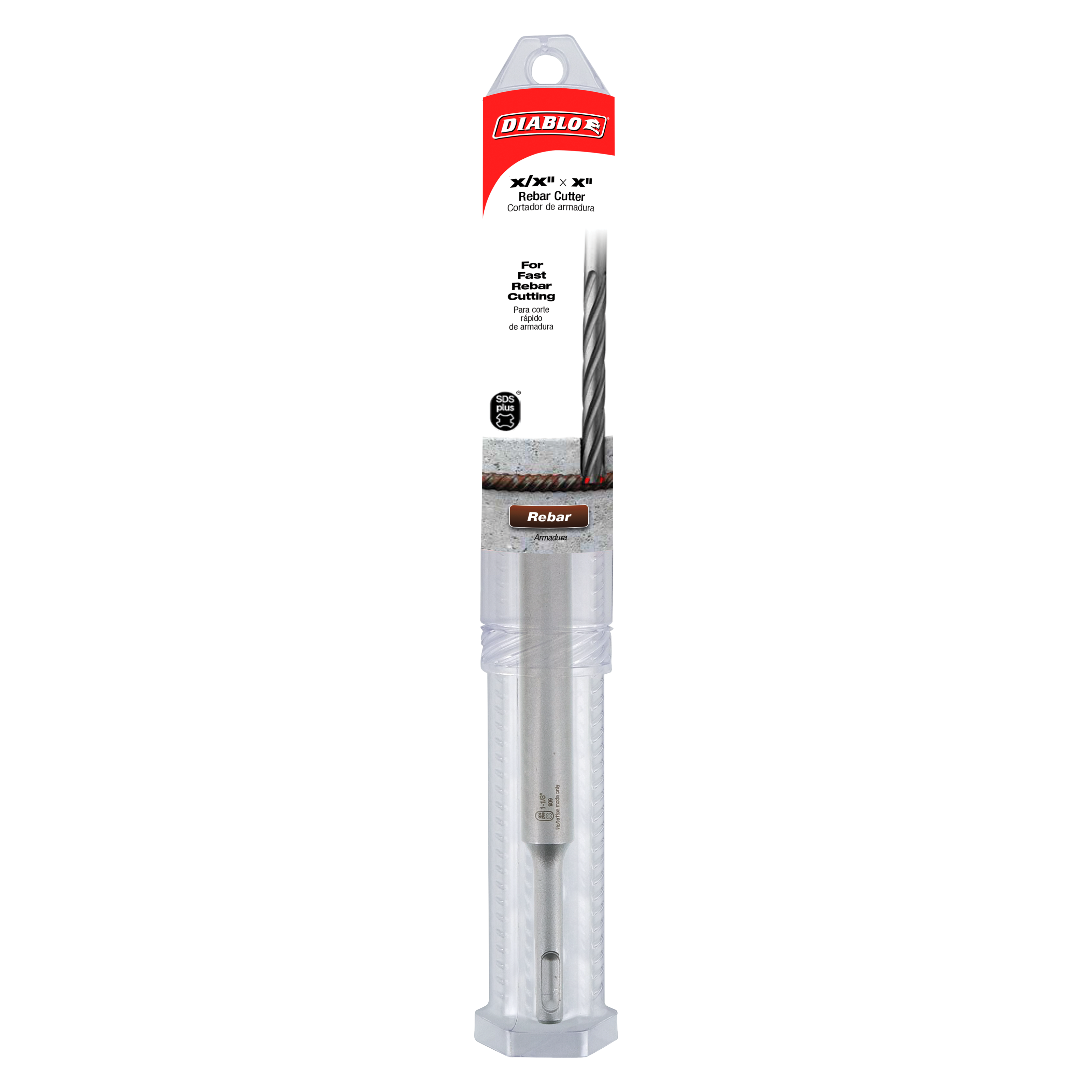Diablo DMAPLRC1080 1-1/8" x 12" SDS-Plus Rebar Cutter