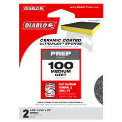Diablo DFPFLEXFIN02G 100-Grit ULTRAflex™ Sanding Sponges (2-Piece)