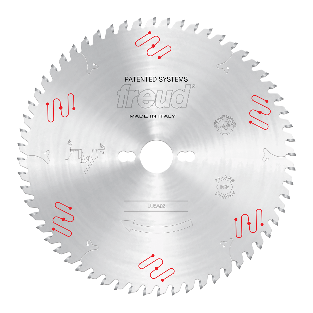 Freud LU5A02 250mm Medium to Thick Aluminum & Non-Ferrous Blades with Mechanical Clamping