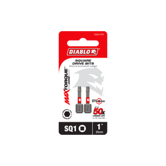 Diablo DSQ11P2 1" #1 Square Drive Bits (2-Pack)