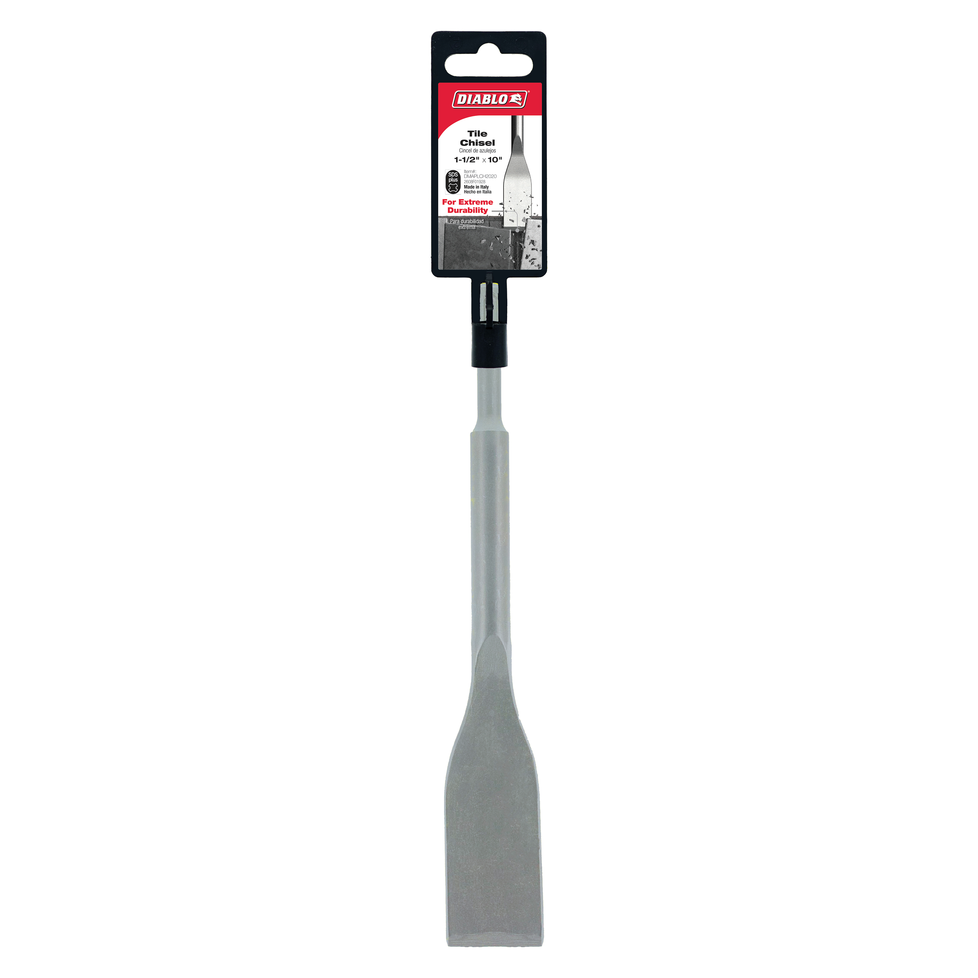 Diablo DMAPLCH2020 1.5" x 10" SDS-Plus Tile Chisel