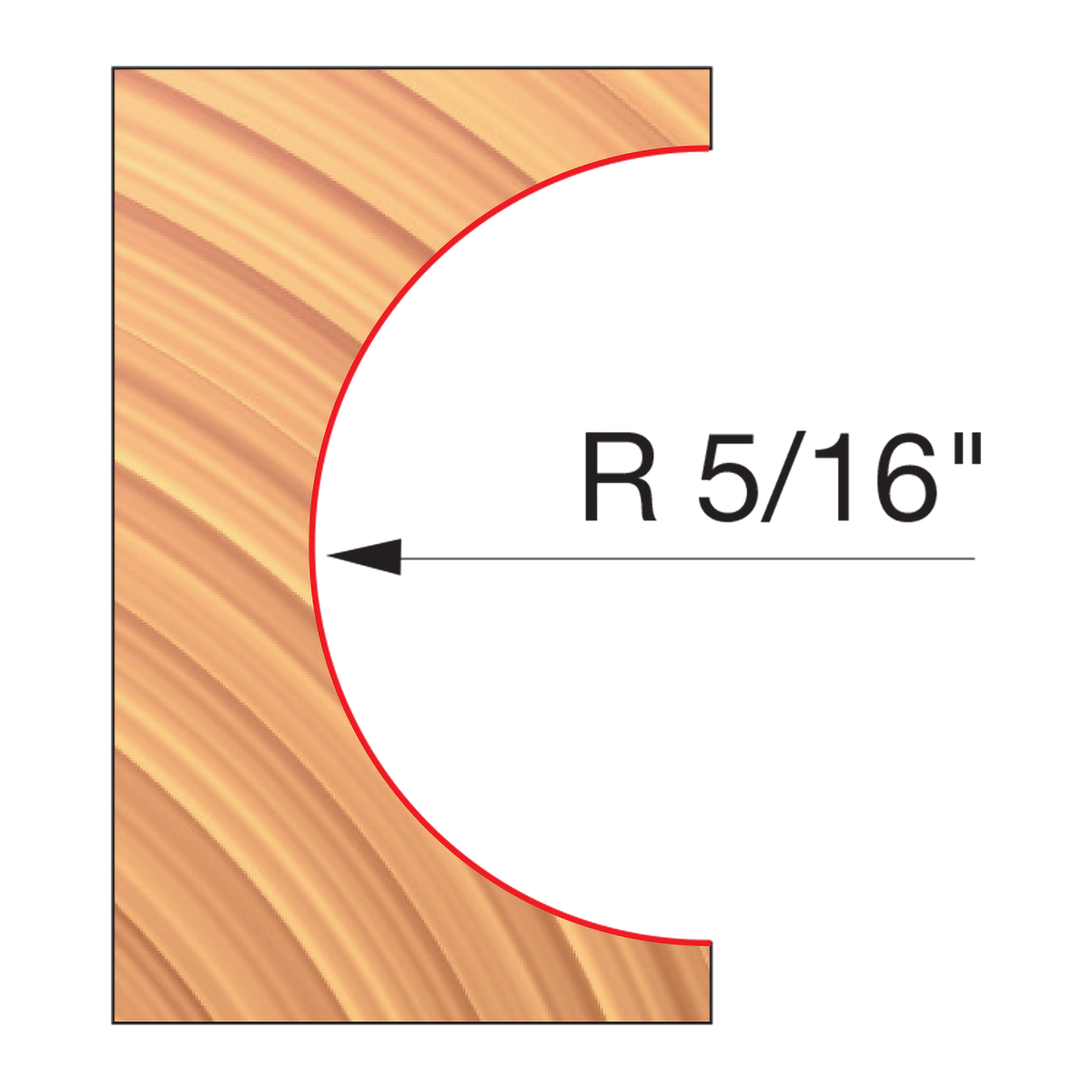 Freud EC104-IC 2-7/8" x 5/8" x 3/4" Convex Radius Cutters