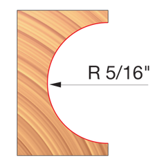 Freud EC104-IC 2-7/8" x 5/8" x 3/4" Convex Radius Cutters