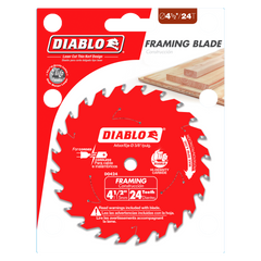 Diablo D0424X 4-1/2" x 24-Teeth Framing Saw Blade for Wood