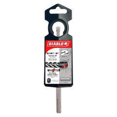 Diablo DMAPL2180 5/16" x 4" x 6" SDS-Plus 2-Cutter Carbide-Tipped Hammer Drill Bit