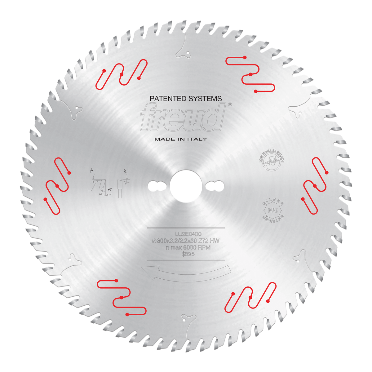 Freud LU2E04 300mm Carbide Tipped Blade for Ripping and Crosscutting Wooden and Composite Panels