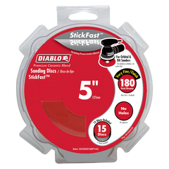 Diablo DCD050180P15G 5" 180-Grit StickFast™ ROS Sanding Discs (15-Pack)