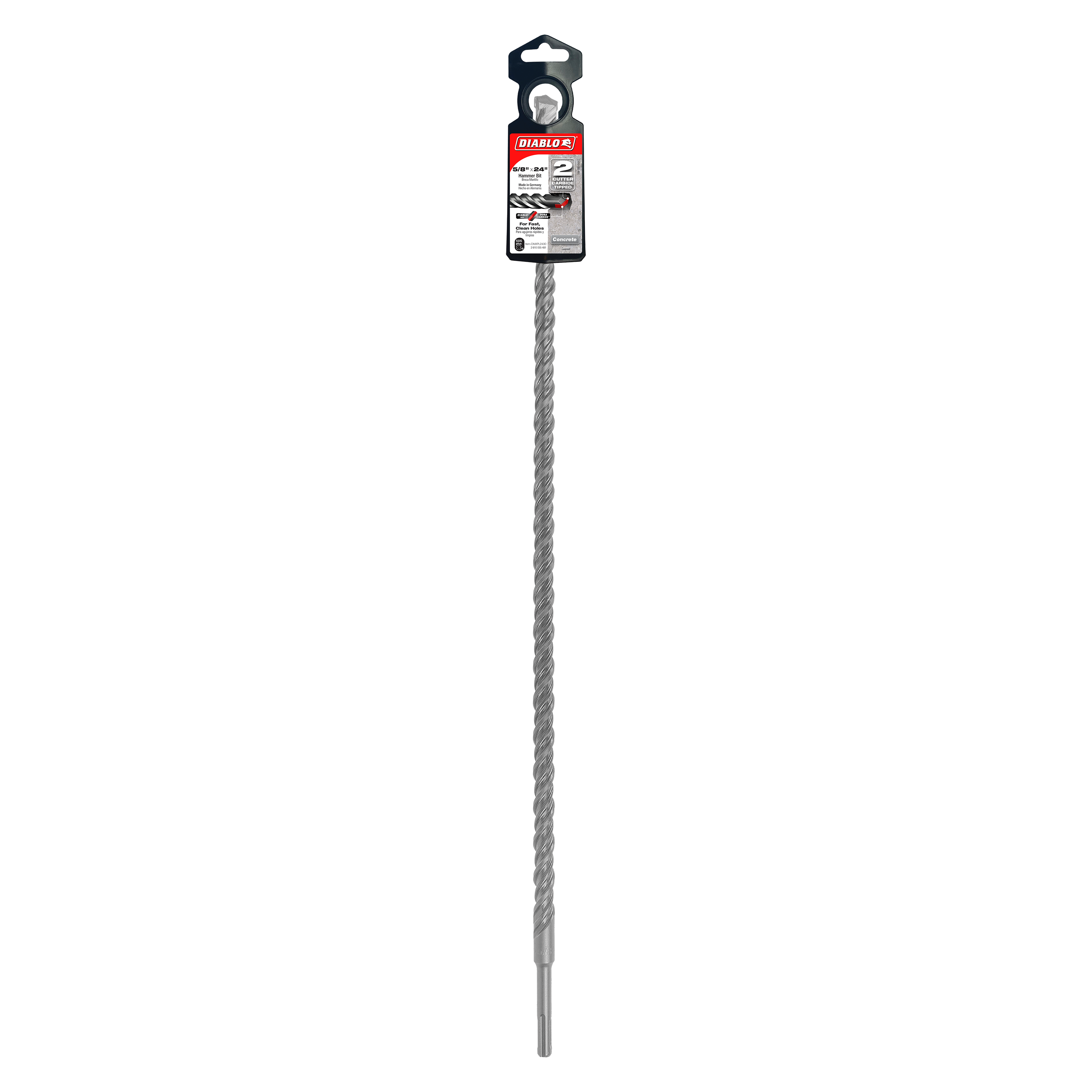 Diablo DMAPL2430 5/8" x 22" x 24" SDS-Plus 2-Cutter Carbide-Tipped Hammer Drill Bit