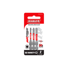 Diablo DSQV2-S3 2" Square Drive Bit Assorted Pack (3-Piece)