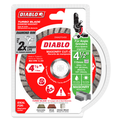 Diablo DMADT0450 4-1/2" Diamond Turbo Masonry Cut-Off Disc