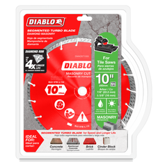 Diablo DMADST1000 10" Diamond Segmented Turbo Masonry Cut-Off Blade