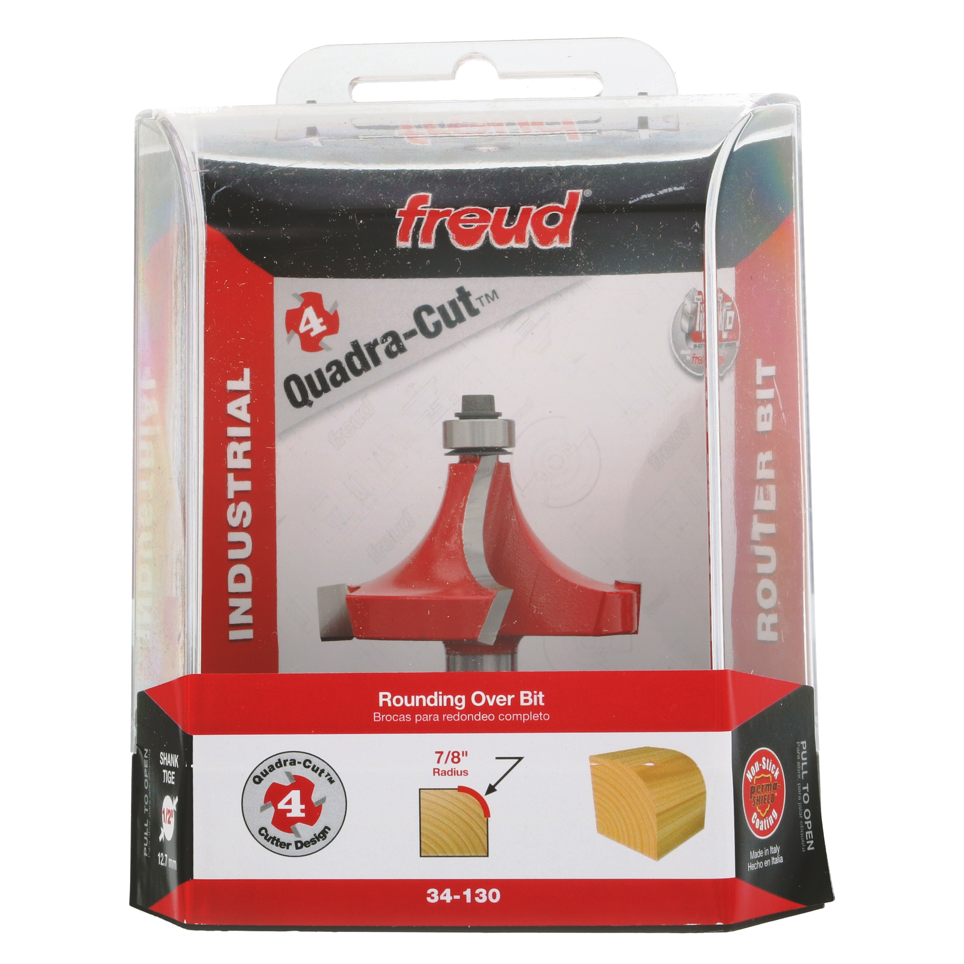 Freud 34-130 7/8" Radius Rounding Over Bit (Quadra-Cut)