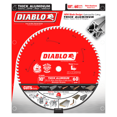 Diablo D1060N 10" x 60-Teeth Saw Blade for Thick Aluminum