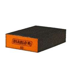 Diablo DFBBLOCMED01G 4" x 2-1/2" x 1" 60-Grit Flat Edge Sanding Sponge