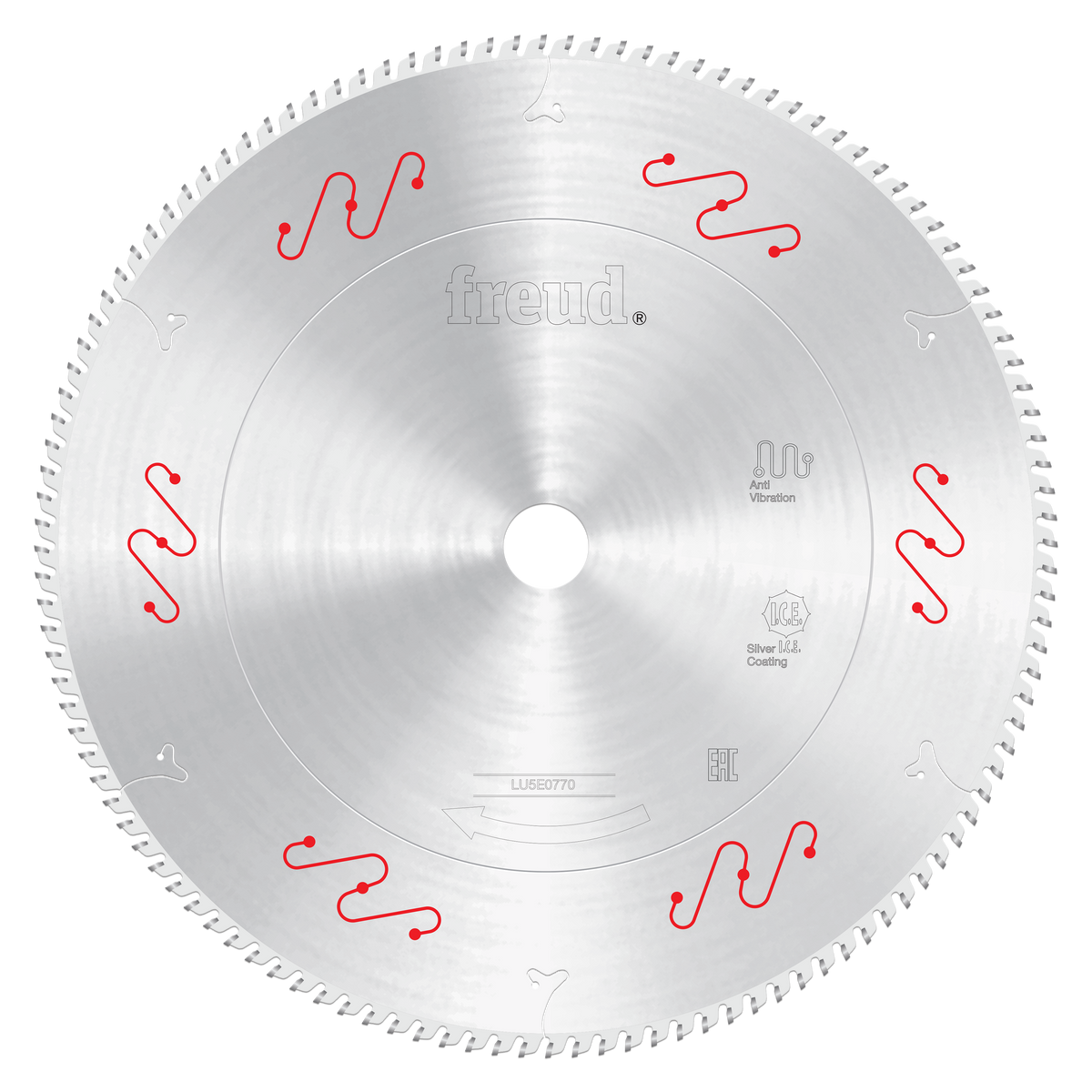 Freud LU5E0770 12" Carbide Tipped Saw Blade for Crosscutting