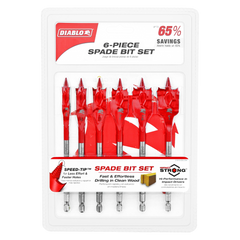 Diablo DSP2920-S6 6 pc Spade Bit Set for Wood (6-Piece)