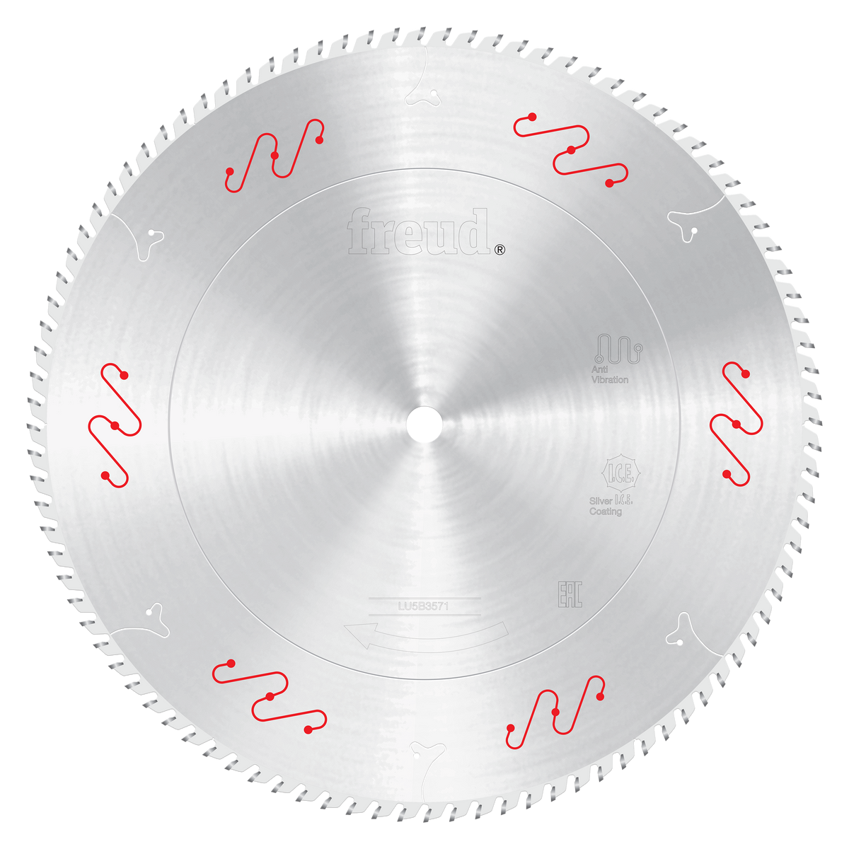 Freud LU5B3571 22" Thin to Medium Aluminum & Non Ferrous Blades with Mechanical Clamping