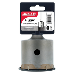 Diablo DMAPLCC1070 2-11/16" SDS-Plus Carbide Tipped Thin Wall Core Bit