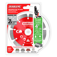 Diablo DMADS0400 4" Diamond Segmented Masonry Cut-Off Blade