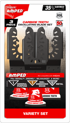 Diablo DOU3CVS AMPED™ Demo Demon™ & AMPED™ Steel Demon™ Universal Fit Carbide Oscillating Blade Set (3-pc)