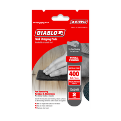 Diablo DCP060SFNN02G 400-Grit Final Stripping Pads (2-Pack)