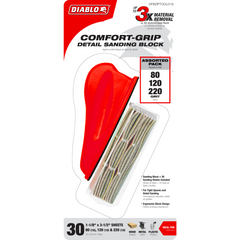 Diablo DFBZIPTOOL01G Comfort-Grip™ Detail Sanding Block