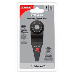 Diablo DOSSEAL 1-1/2" Starlock High Carbon Steel Oscillating Blade for Sealant Removal