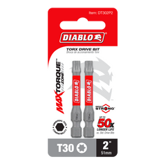 Diablo DT302P2 2" #30 Torx Drive Bit