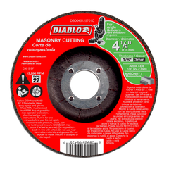 Diablo DBD045125701C 4-1/2" Type 27 Masonry Cut-Off Disc