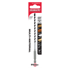 Diablo DMAMM1020 5/32" x 4" x 6" Multi-Material Carbide-Tipped Hammer Drill Bit