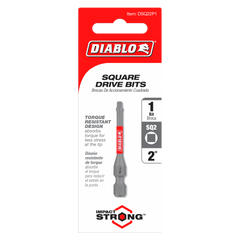 Diablo DSQ22P1 2"#2 Square Drive Bit