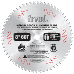 Freud LU77M008 8" Medium Stock Aluminum Blade