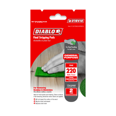 Diablo DCP060GNPN02G 220-Grit Final Stripping Pads (2-Pack)