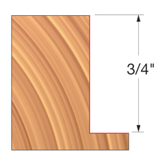 Freud UP144-IC 3-9/16" x 3/4" x 1-1/4" Straight Edge Cutter