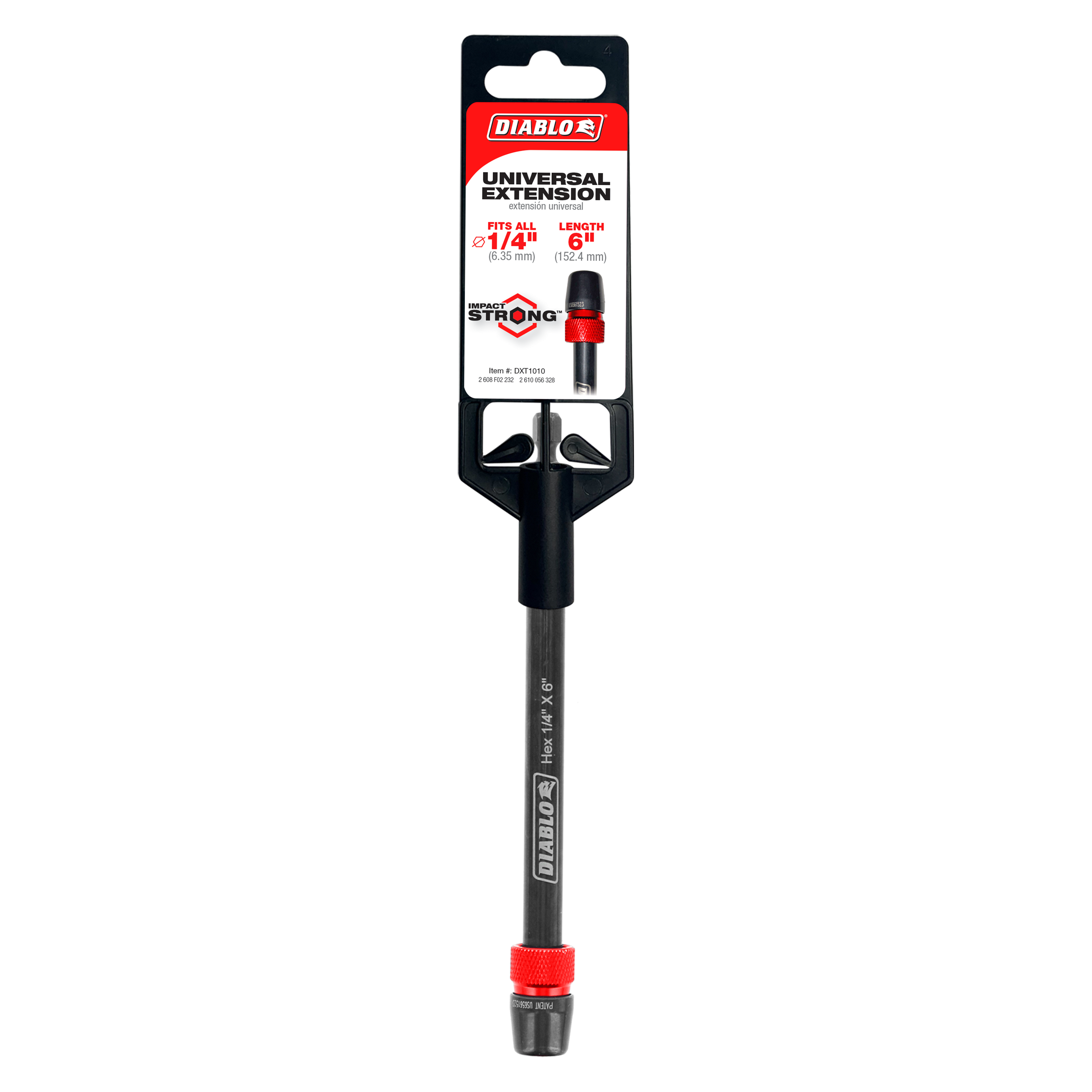 Diablo DXT1010 1/4" x 6" Universal Extension for Drills