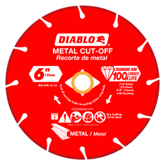 Diablo DDD060DIA101F 6" Diamond Metal Cut-Off Disc