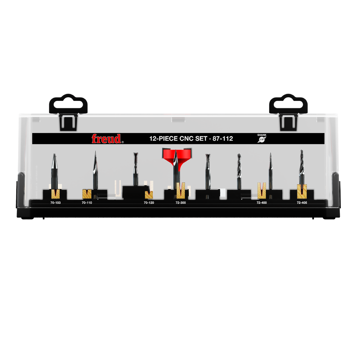 Freud 87-112 12 Piece CNC Router Bit Set